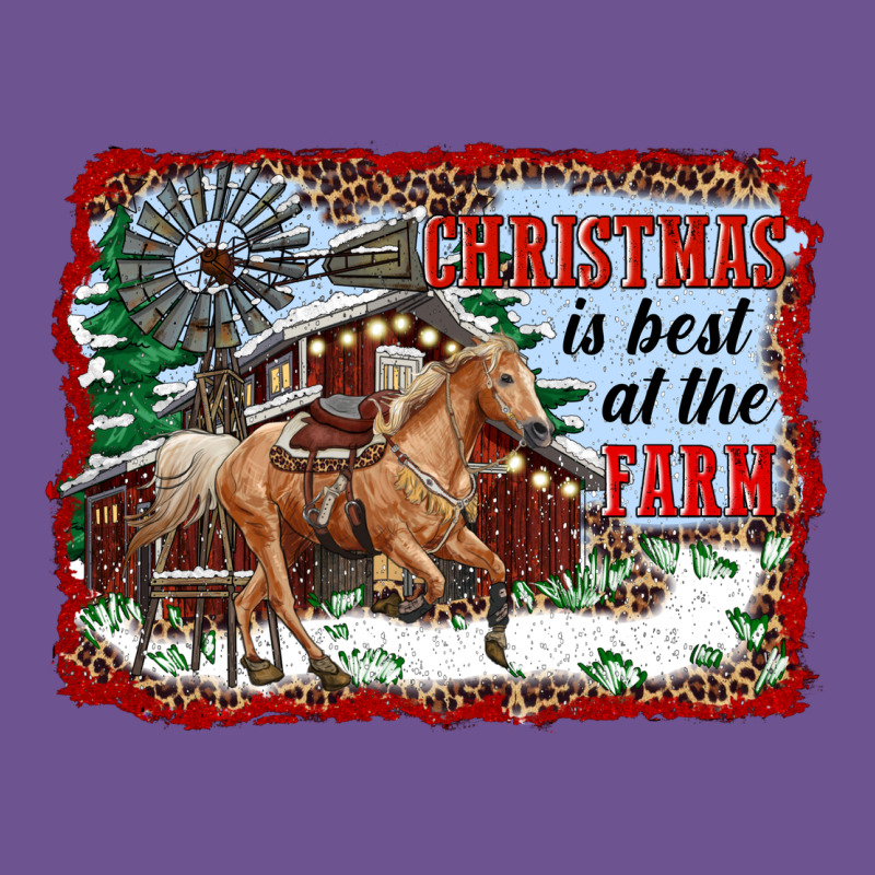 Christmas Is Best At The Farm Vintage Tee by RanaPortraitStore | Teevron