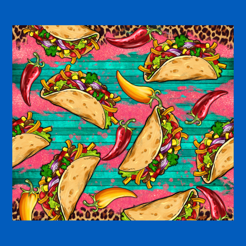 Mexican Taco Paper Glitter Leopard Wooden Urban Hoodie by Artiststas | Teevron