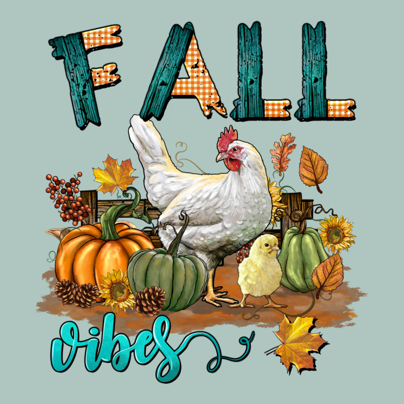 Fall Vibes Chicken Premium Sweatshirt by LillyAllenDesigns | Teevron
