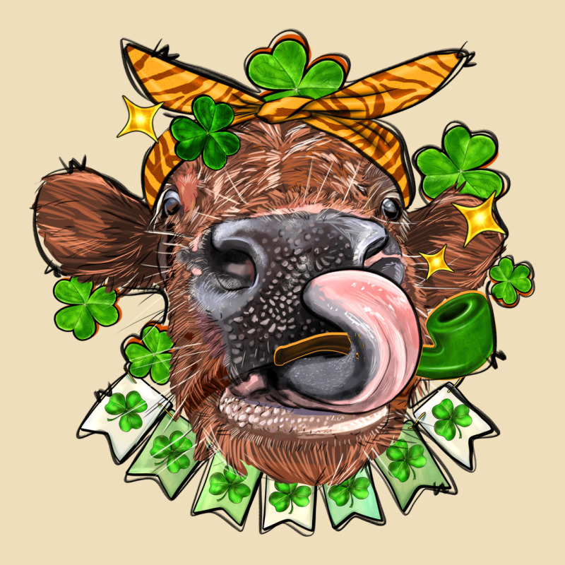 St. Patrick's Day Cow Premium Hoodie by FaDigitalArtStudio | Teevron