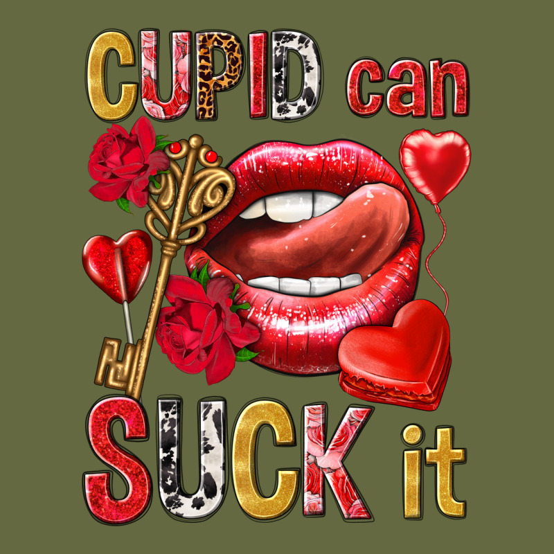 Cupid Can Suck It Valentine's Day Long Sleeve Tee by HowdyJamesFarm | Teevron