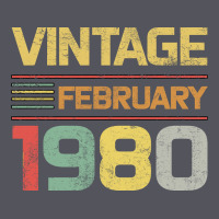 Born In 1980 Vintage February Vintage Hoodie | Teevron