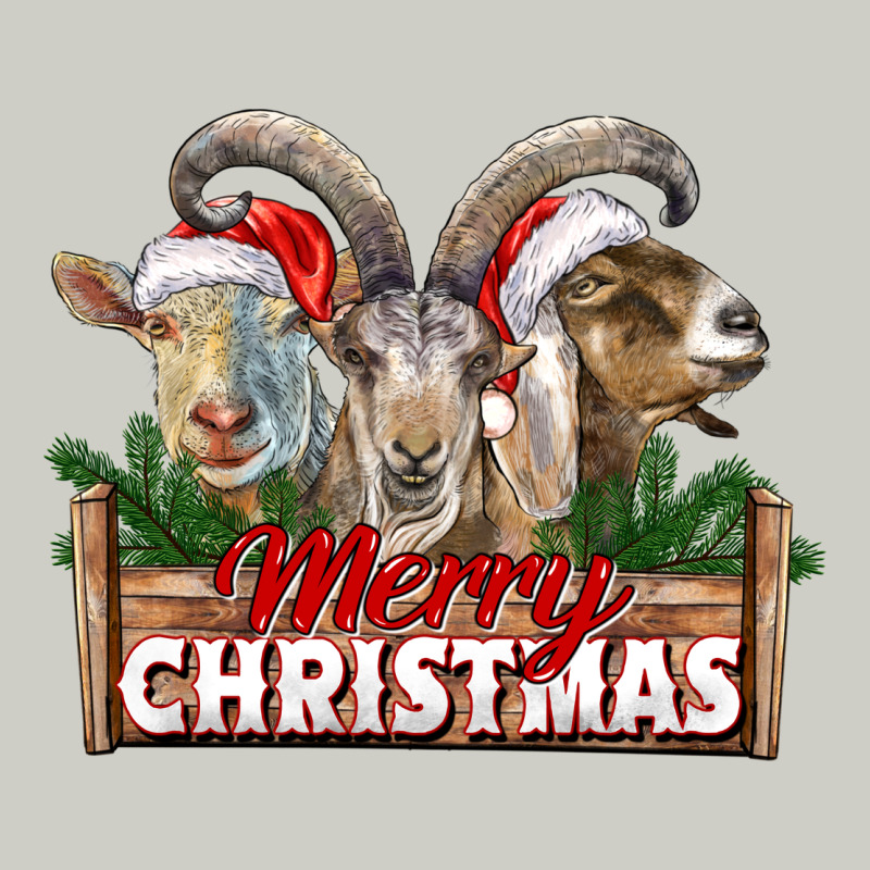 Merry Christmas Goats Heavyweight Hoodie by LillyAllenDesigns | Teevron