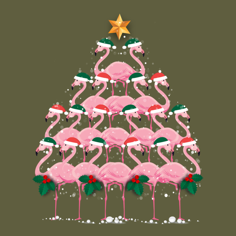 Christmas Tree Flamingo Vintage Tee by Bettercallsaul | Teevron