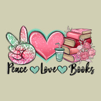 Peace Love Books Heavy Core Tee | Teevron