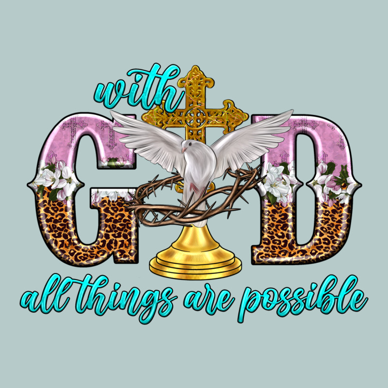 With God All Things Are Possible Heavy Core Tee by NancyCooperArtShop | Teevron