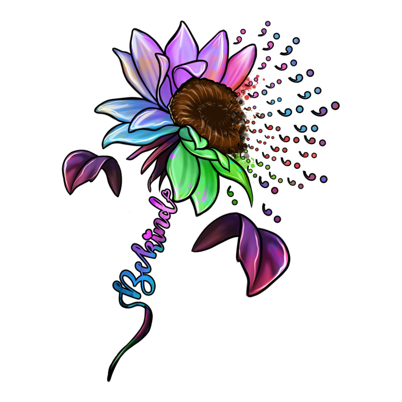 Be Kind Autism Semicolon Ladies Tee by Jasminsmagicworld | Teevron