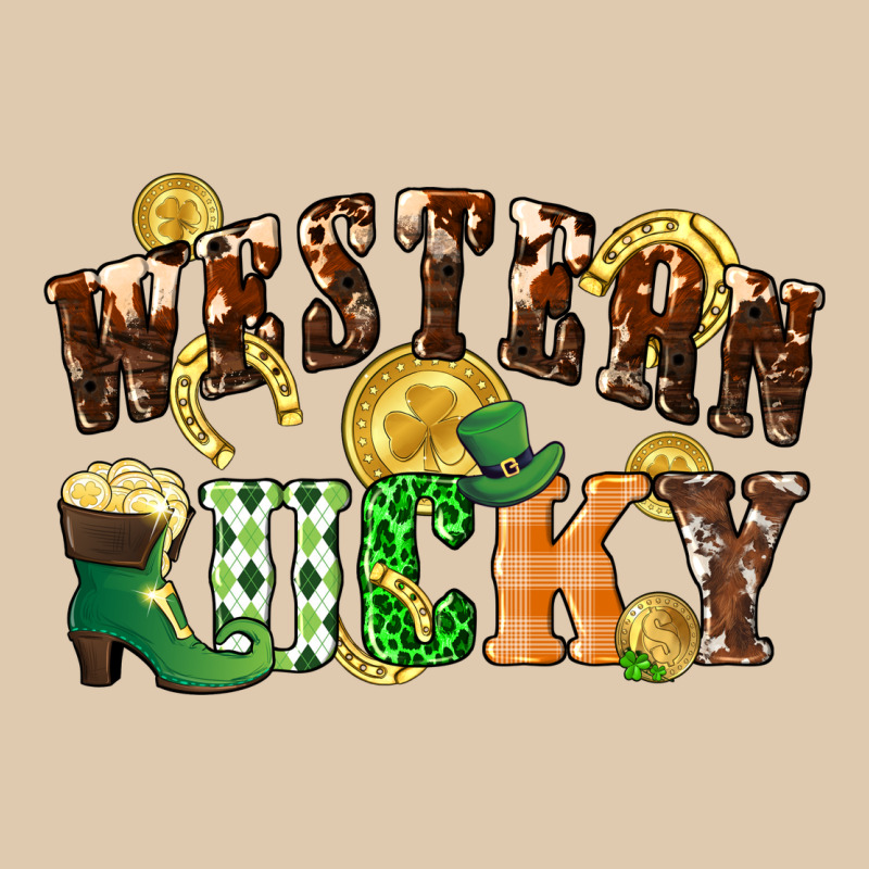 Western Lucky St. Patrick's Day Heavyweight Sweatshirt by CowGirlArtShop | Teevron