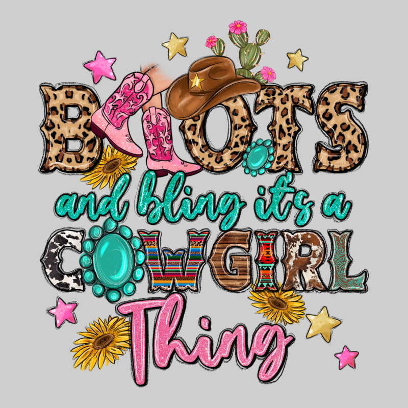 Boots And Bling It's A Cowgirl Thing Premium Tee by MaliasSmallBusiness | Teevron