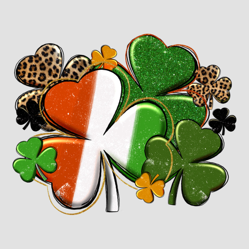 Irish Flag Shamrock St. Patricks Day Premium Hoodie by FaDigitalArtStudio | Teevron