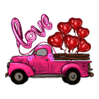 Valentines Day Turck With Balloons Premium Tee | Teevron