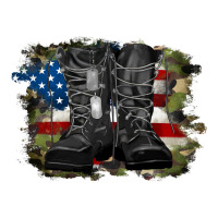 american flag with army boots | Teevron