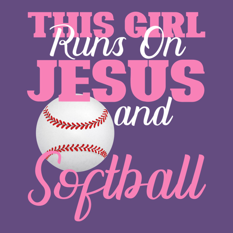 This Girl Jesus And Softball Vintage Hoodie by Bettercallsaul | Teevron