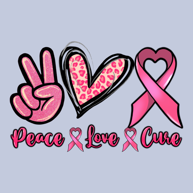 Peace Love Cure Cancer Awareness Long Sleeve Tee by HowdyJamesFarm | Teevron