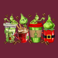 Grinch Coffee Cups Long Sleeve Tee | Teevron