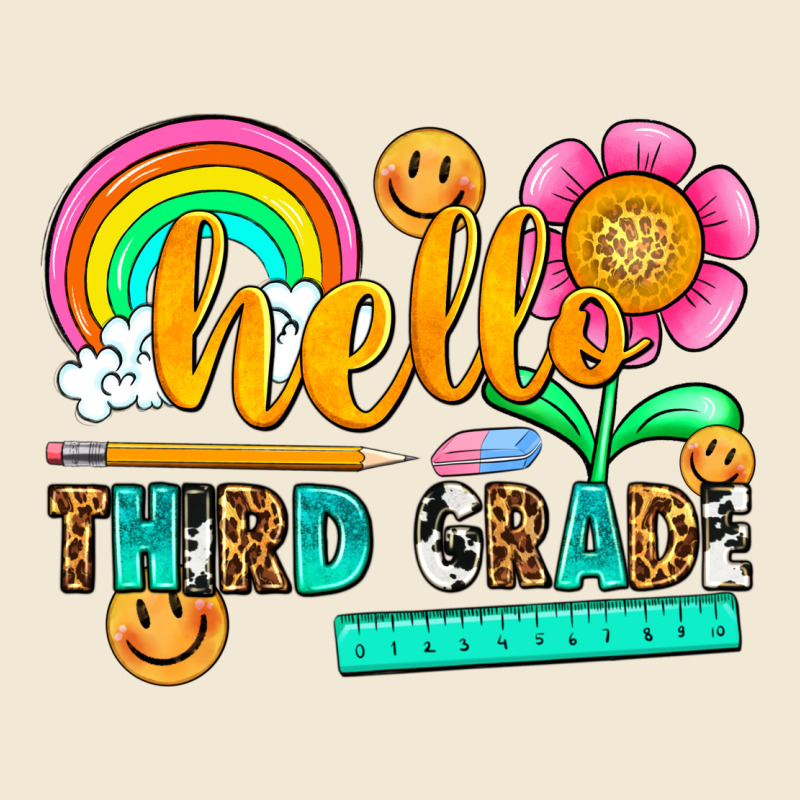 Hello Third Grade Premium Tee by NancyCooperArtShop | Teevron