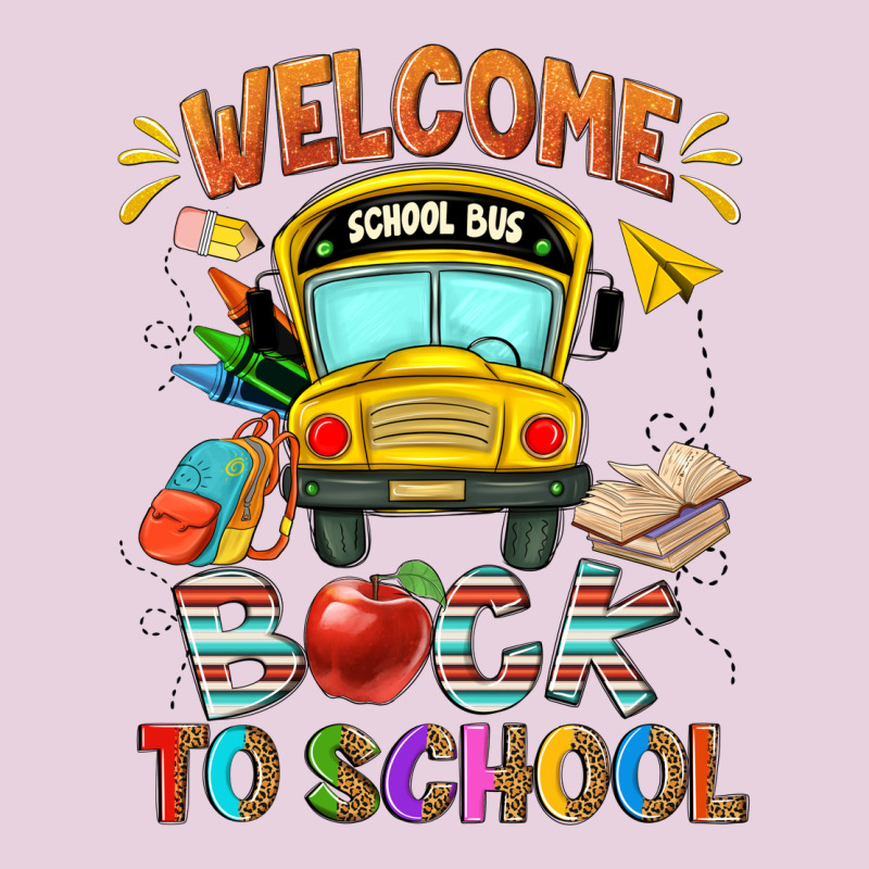 Welcome Back To School With School Bus Ladies Tee by NancyCooperArtShop | Teevron
