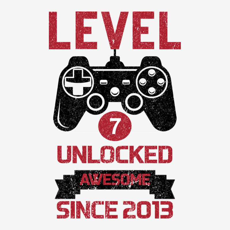 Kids Level 7 Unlocked Awesome Since 2013 Urban Heavy Tee by Bettercallsaul | Teevron