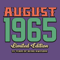 August 1965 Limited Edition 55 Years Of Being Awesome Vintage Hoodie | Teevron