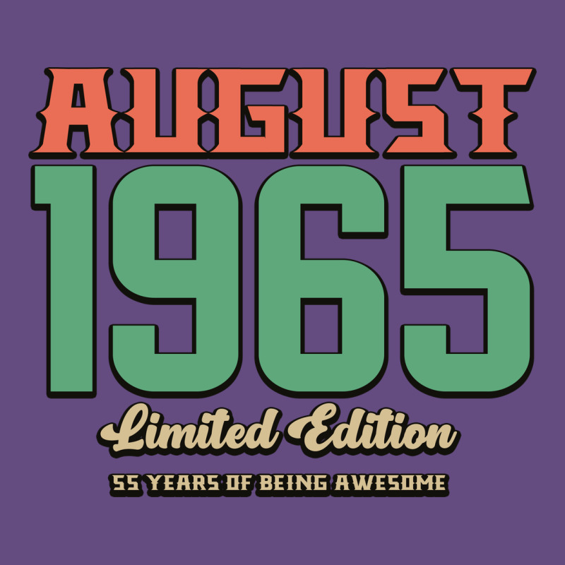 August 1965 Limited Edition 55 Years Of Being Awesome Vintage Hoodie by Bettercallsaul | Teevron
