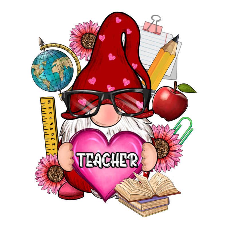 Valentines Day Teacher Gnome Premium Tee by RanaPortraitStore | Teevron