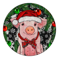 Sitting Pig Christmas | Teevron