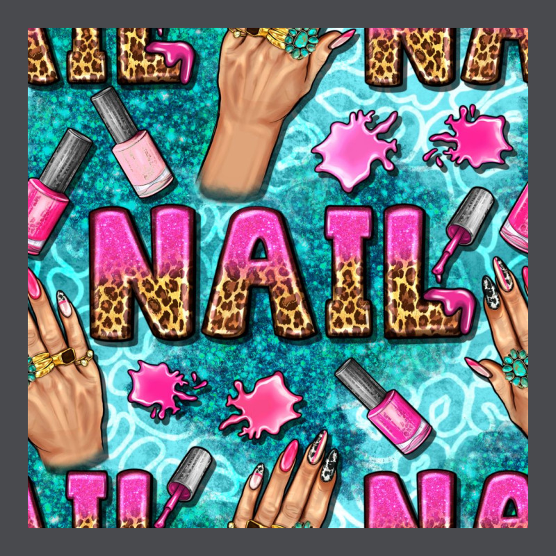 Nail Art Hands And Polish With Turquoise Leopard And Glitter Seamless  Zipper Hoodie by BundleAndBundleShop | Teevron