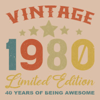 Vintage 1980 Clothes 40 Years Old Retro 40th Birthday Urban Heavy Tee | Teevron