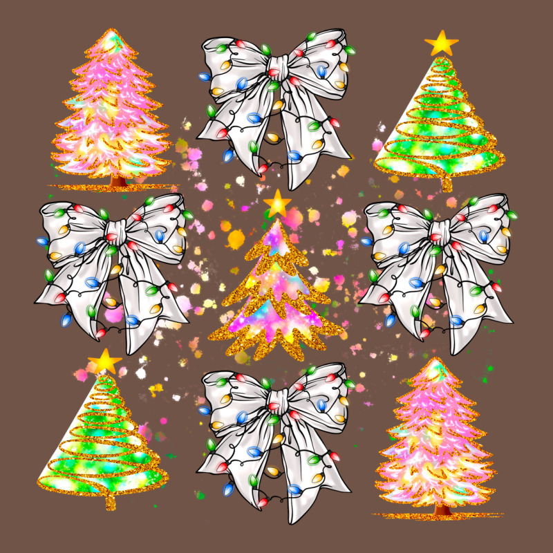 Christmas Trees And Bow Premium Sweatshirt by CowhideDigitalArt | Teevron