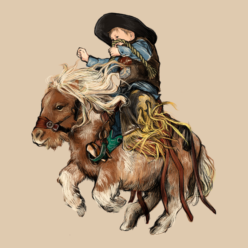 Midilli Little Cowboy Kid Rodeo Heavyweight Sweatshirt by HowdyJamesFarm | Teevron