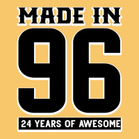 Made In 96 24 Years Of Awesome Vintage Hoodie | Teevron