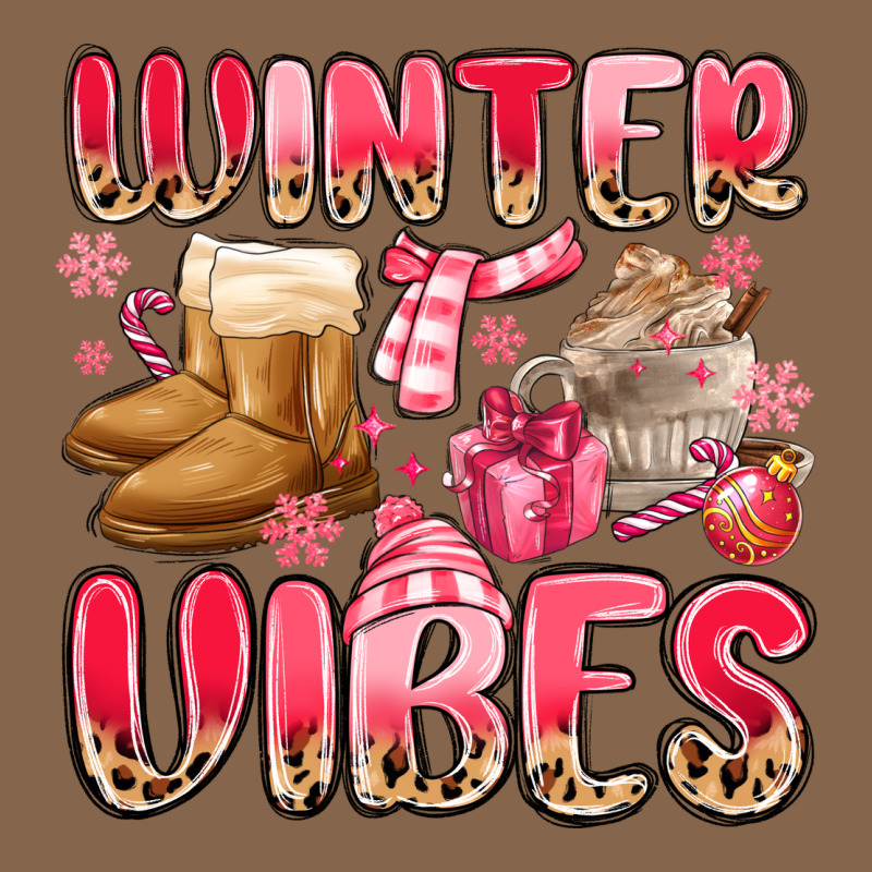 Pink Winter Vibes Premium Tee by MaliasSmallBusiness | Teevron