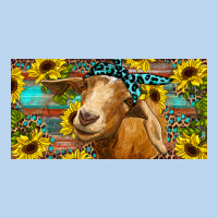 Goat With Sunflowers And Leopard Classic Tee | Teevron