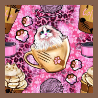 Cat Coffee Cups And Paw With Leopard And Glitter Seamless Pattern Bbs Zipper Hoodie | Teevron
