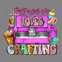 Just A Girl Who Loves Crafting Heavyweight Hoodie | Teevron
