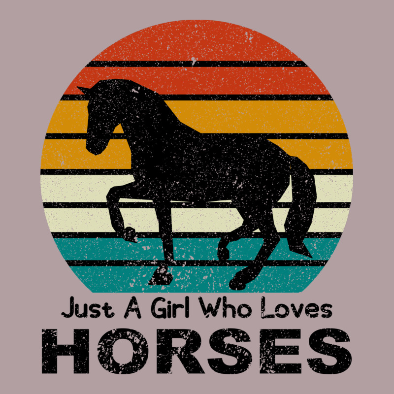 Just A Girl Who Loves Horses Vintage Hoodie by Bettercallsaul | Teevron