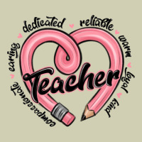 Valentine's Day Pencil Heart Teacher Quotes Heavy Core Tee | Teevron
