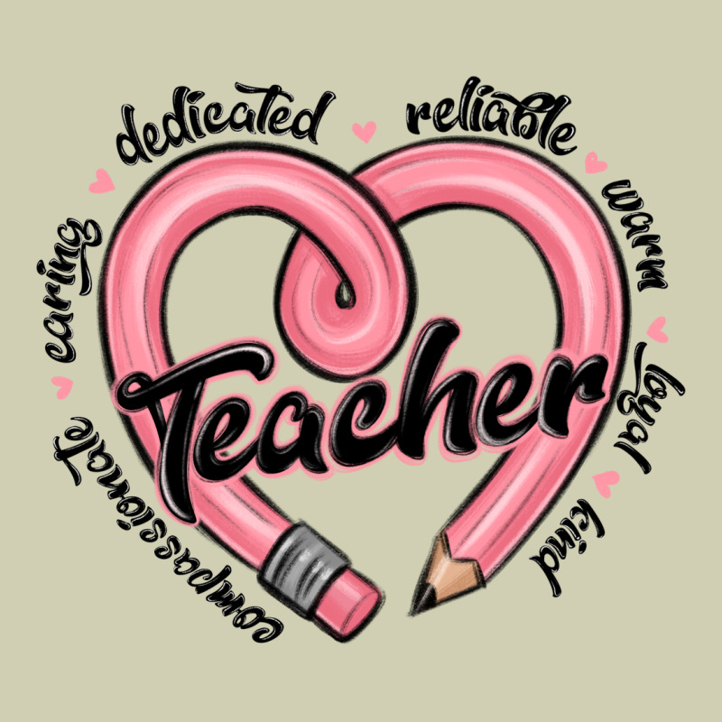 Valentine's Day Pencil Heart Teacher Quotes Heavy Core Tee by MaliasSmallBusiness | Teevron