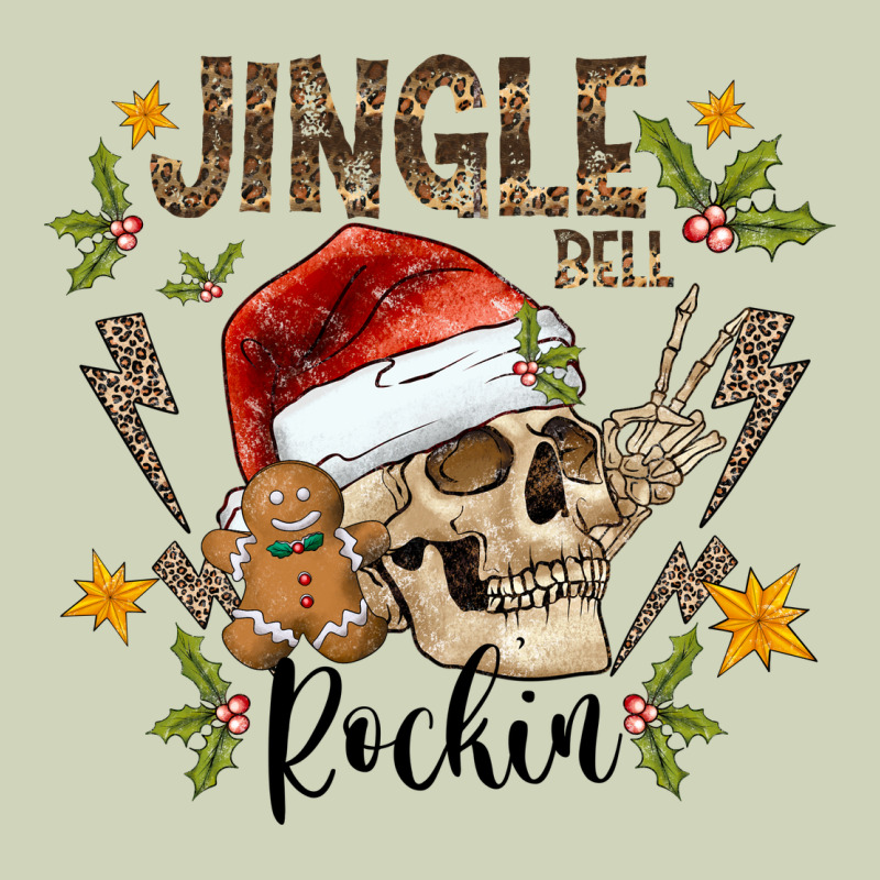 Jingle Bell Rock Black Heavyweight Hoodie by CowhideDigitalArt | Teevron