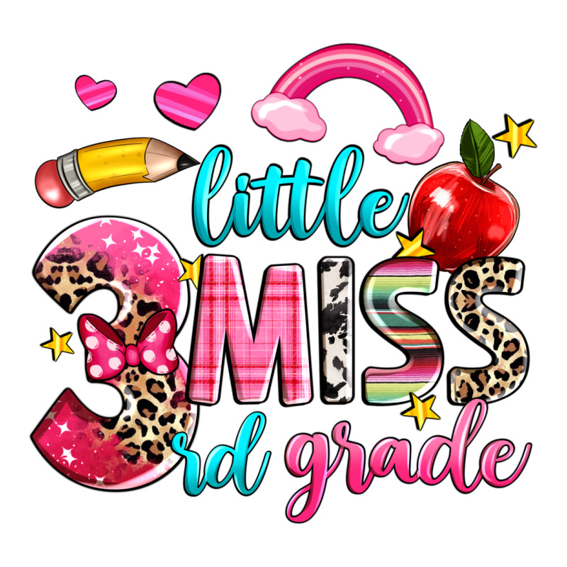 Little Miss Third Grade Premium Tee by NancyCooperArtShop | Teevron