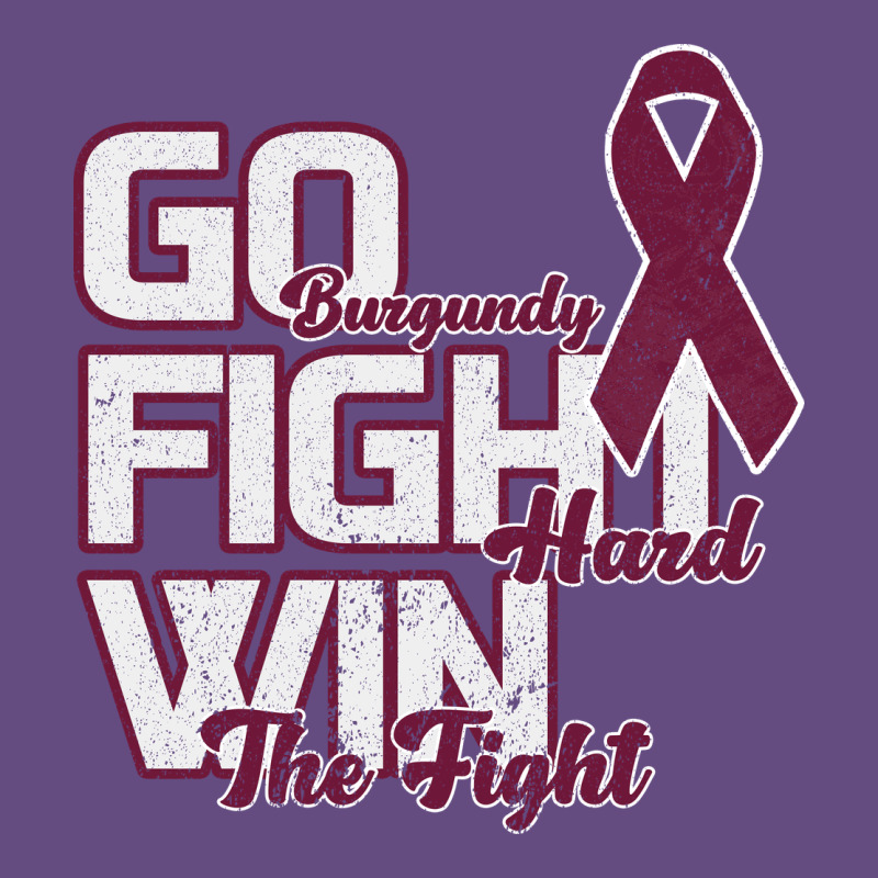 Go Burgundy Fifht Hard Win The Fight Vintage Hoodie by Bettercallsaul | Teevron