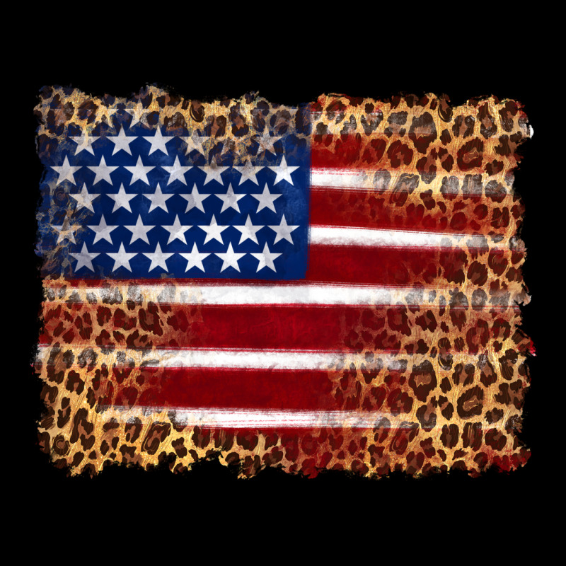 American Flag And Leopard Urban Hoodie by Artiststas | Teevron