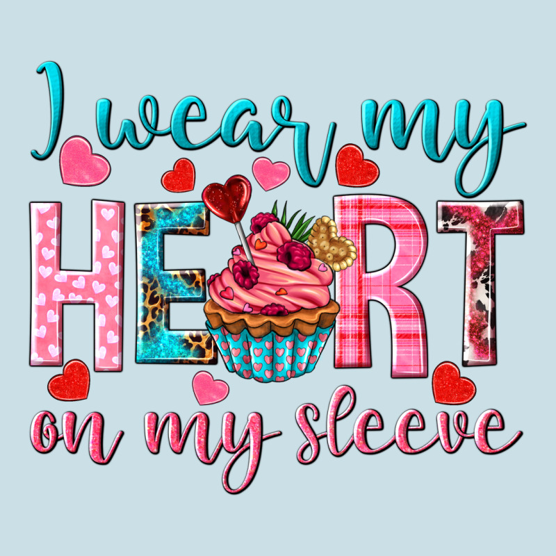 I Wear My Heart On My Sleeve Ladies Tee by NancyCooperArtShop | Teevron