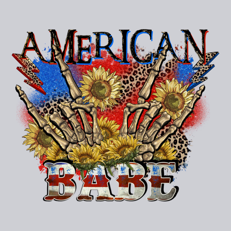 American Babe 4th Of July Heavyweight Sweatshirt by CowGirlArtShop | Teevron