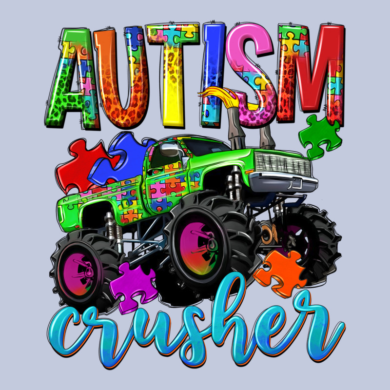 Autism Awareness Crusher Long Sleeve Tee by NancyCooperArtShop | Teevron
