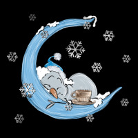 Snowman And Moon Premium Tee | Teevron