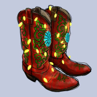 Western Christmas Boots Long Sleeve Tee | Teevron