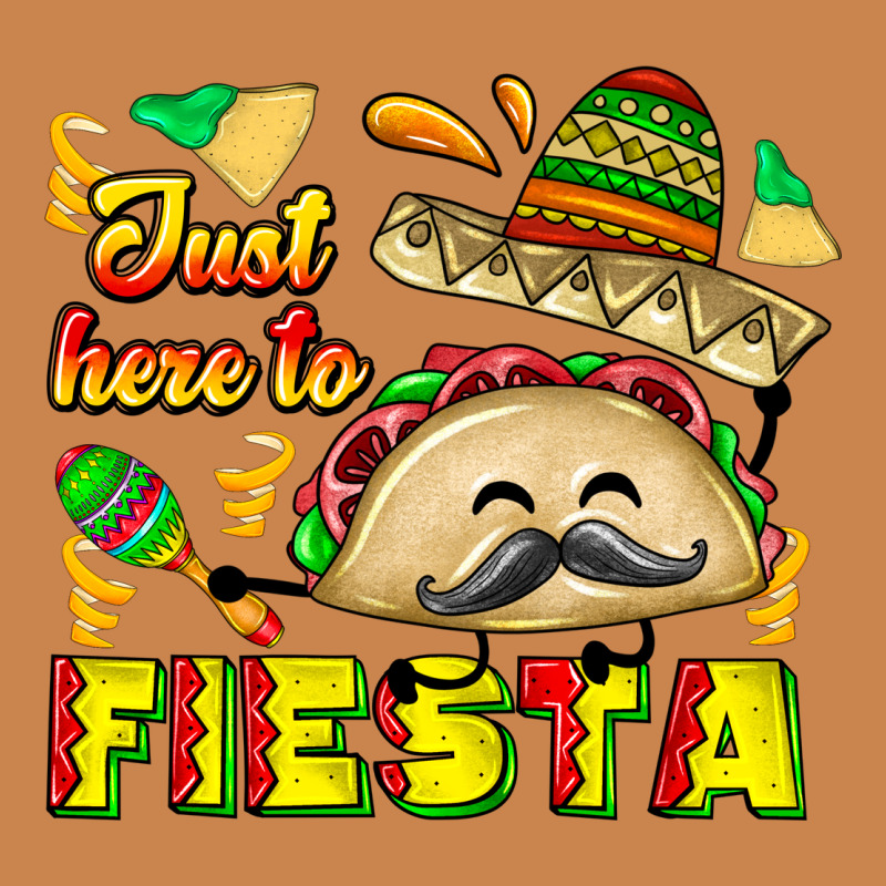 Just Here To Fiesta Heavyweight Hoodie by CowhideDigitalArt | Teevron