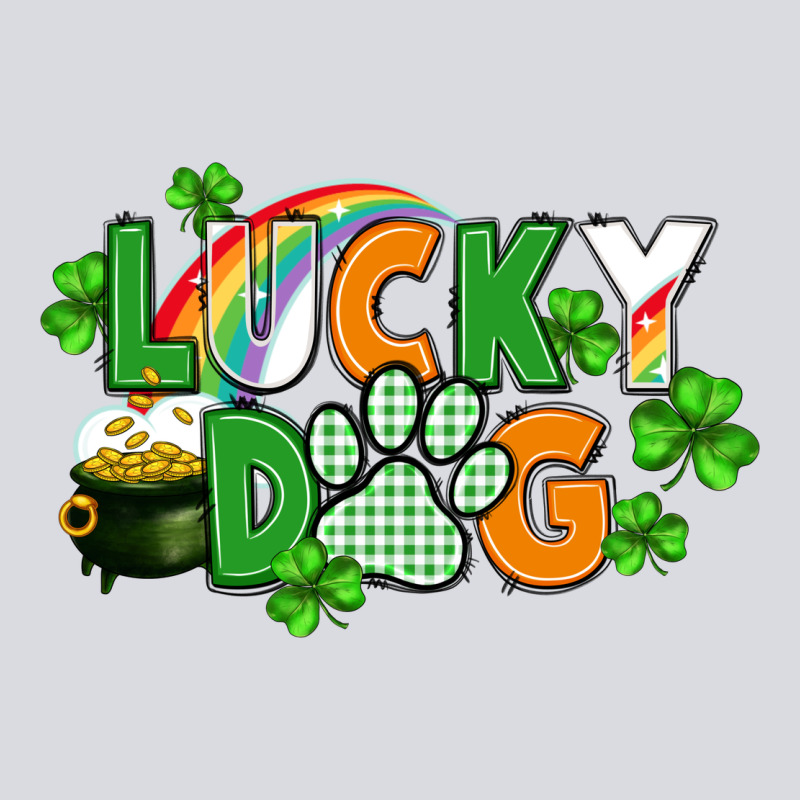 Lucky Dog St. Patricks Day Zipper Hoodie by FaDigitalArtStudio | Teevron