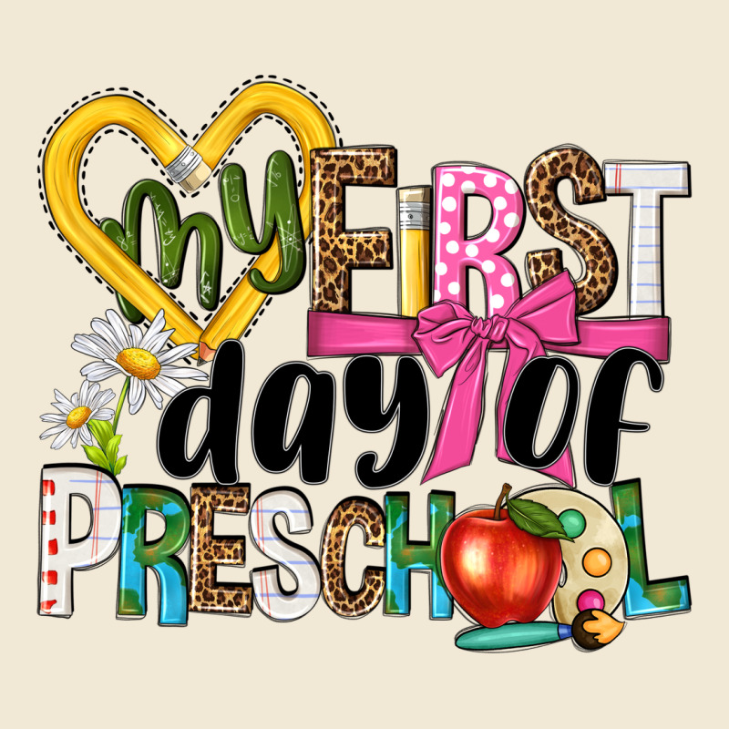 My First Day Of Preschool Premium Tee by NancyCooperArtShop | Teevron